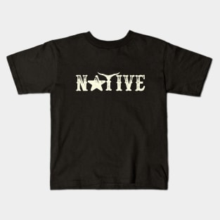 Texas Native_light color Kids T-Shirt